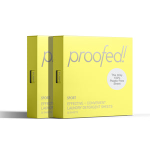 Proofed Laundry Detergent Sheets-Sport Scent-2Pack