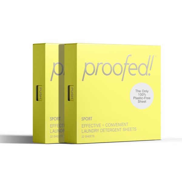 Proofed Laundry Detergent Sheets-Sport Scent-2Pack