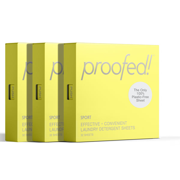Proofed Laundry Detergent Sheets-Sport Scent-3Pack